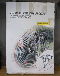 Bike Anti-Sway 2-Bike Trunk Mount Car Bike Rack $49.99 Retail - Brand New J