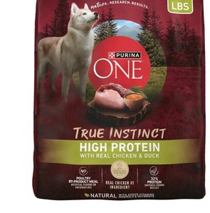 Purina ONE True Instinct High Protein Chicken & Duck Dry Dog Food 3.8 lb - Brand New
