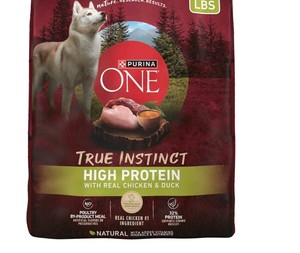 Purina ONE True Instinct High Protein Chicken & Duck Dry Dog Food 3.8 lb - Brand New