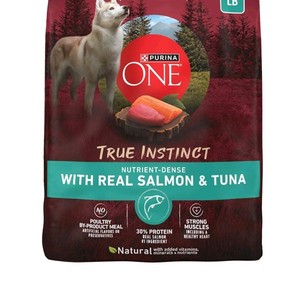 Purina ONE True Instinct Real Salmon & Tuna Dry Dog Food 7.4 lb - Brand New