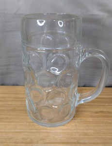 Hacker-Pschorr Munchen 1-Liter Glass Beer Steins 6-Pack J