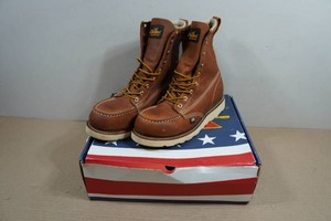 Thorogood Mens 8 Tobacco American Heritage Work Boots - Size 10