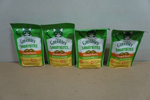 4 Feline Greenies Smartbites Treats for Cats - 2.1oz