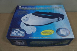 2LED Headband Illuminated Magnifier