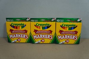 3 10-Packs Crayola Markers