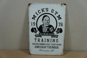 Vintage Style Metal Sign - Micks Gym