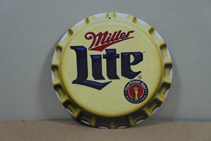 Miller Lite Metal Sign