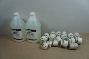 Small Parts Washing Containers with 2 Parts Washer Detergents