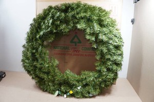 National Tree Co 36 Pre-lit Christmas Wreath