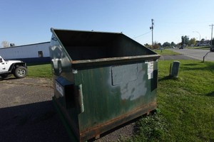 Steel Commercial Dumpster - 72 x 82 x 72