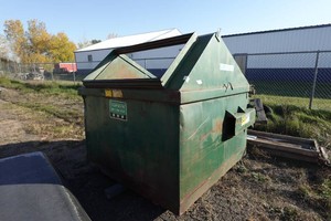 Steel Commercial Dumpster - 78 x 72 x 72