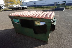 Steel Commercial Dumpster - 72 x 37 x 41