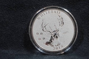 2018 NRA Whitetail 1 Troy Ounce Silver Coin