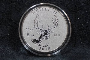 2018 NRA Whitetail 1 Troy Ounce Silver Coin