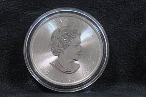 2018 Canada Maple Leaf Elizabeth II 1 Ounce Silver Coin