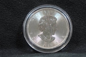 2018 Canada Maple Leaf Elizabeth II 1 Ounce Silver Coin