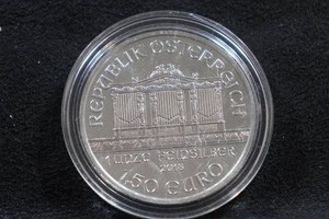 2018 Austria Wiener Philharmonic 1.5 Euro 1 Ounce Silver Coin