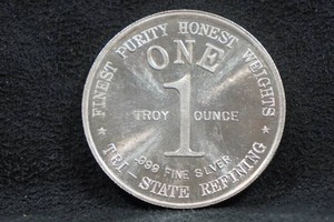 Tri-State Refining 1 Troy Ounce Silver Coin