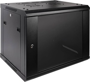 $176 RackPath 9U Wall Mount Server Cabinet, Black