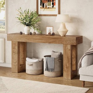 $140 LITTLE TREE 63 Sofa Table - Oak