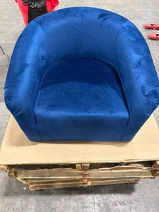 Damaged Kids Sofa Chair Blue