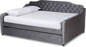 $423 Baxton Studio Daybeds, Full, Grey