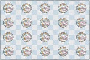 $102 Flagship Carpets Disco Balls Rug 5 x 76
