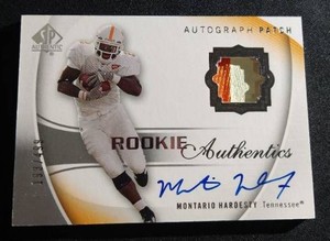 Cool SP Authentic Montario Hardesty Auto Jersey Rookie Card - #d499