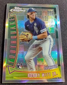 2022 Topps Chrome Bobby Witt Jr. Youthquake Refractor Rookie Card