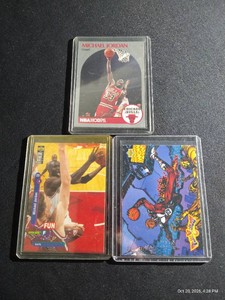 (3) Michael Jordan Cards