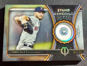 2020 Topps Chris Sale Game-Used Jersey Card - #d25
