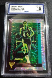 2020-21 Flux Prizm Jerry West Silver Pulsar - CCG 10