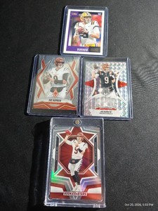 (4) Joe Burrow Cards - Rookie, Prizm, Etc