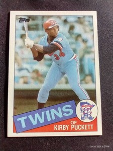 1985 Topps Kirby Puckett Rookie Card