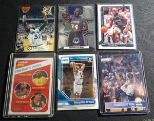 (6) Shaquille ONeal Cards