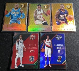 (5) Numbered Basketball Cards