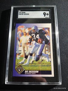 1991 Score Bo Jackson - SGC 9