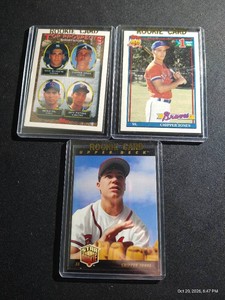 (3) Chipper Jones Rookie Cards