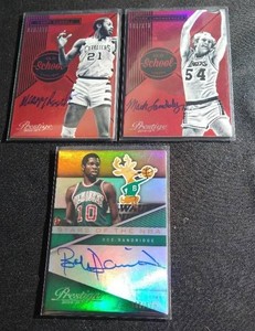 (3) #d Old School Player Basketball Autograph Cards - HOF Bob Dandridge