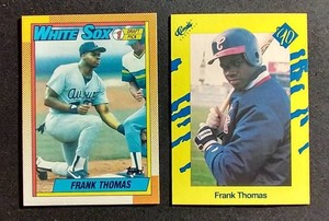 (2) 1990 Frank Thomas Rookie Cards