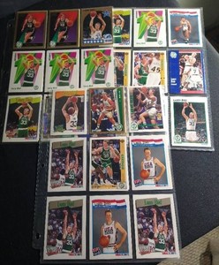 (3) Full Pages of Larry Bird Cards - 50 Total Cards