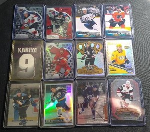 (12) Hockey Cards - Rookies, Refractors, Die-Cut, Etc