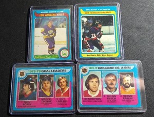 (4) 1979-80 Topps Hockey Cards - All HOFers