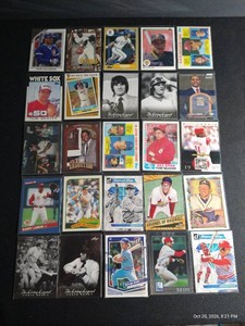 (25) Baseball Cards - All HOFers & Superstars