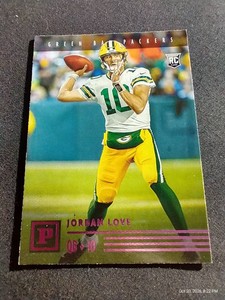 2020 Panini Chronicles Jordan Love Pink Rookie Card