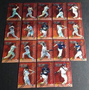 (18) 1996 Topps Finest Inter-League Match-Up Inserts