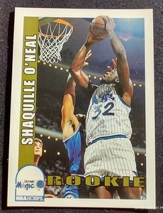 1992-93 NBA Hoops Shaquille ONeal Rookie Card