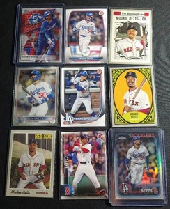 (9) Mookie Betts Cards