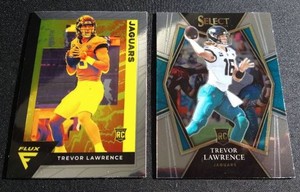 (2) Trevor Lawrence Rookie Cards