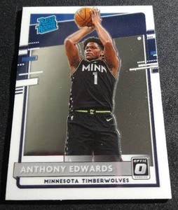 2020-21 Optic Anthony Edwards Rated Rookie Card